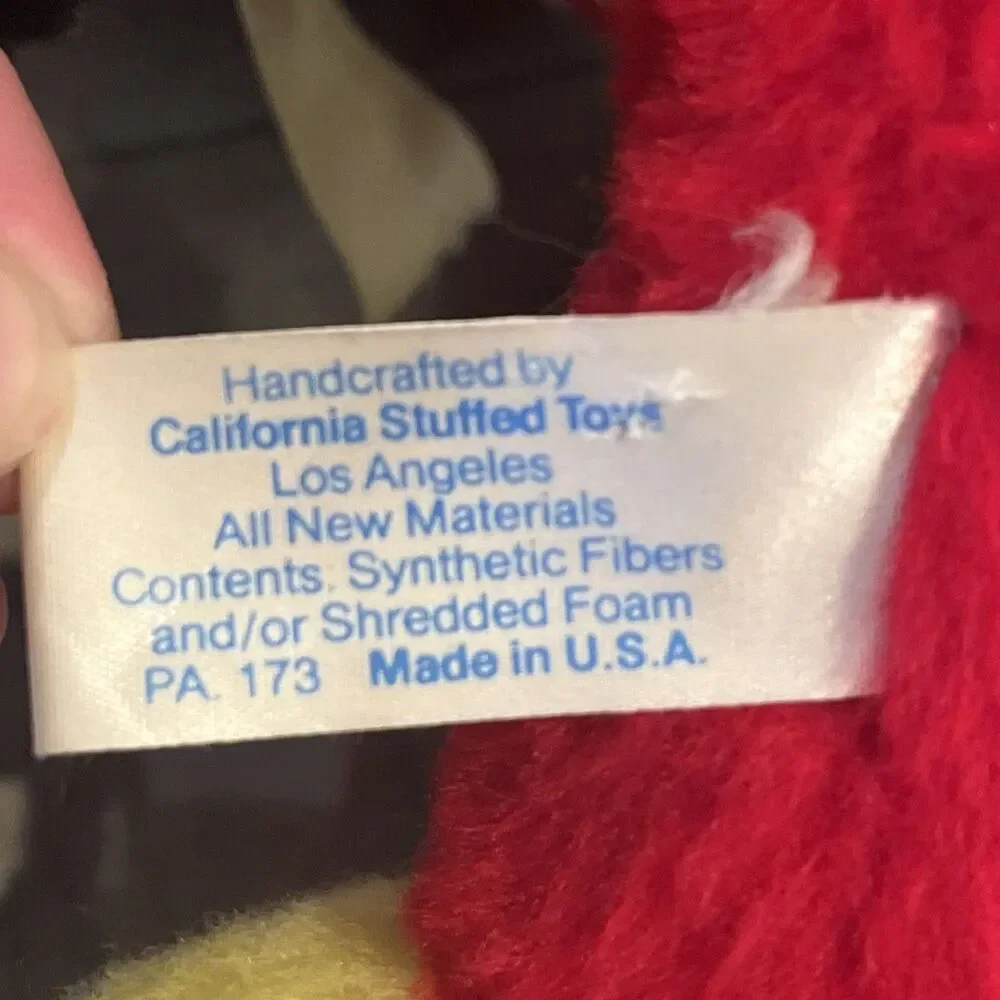 Vintage Mickey Mouse Walt Disney Characters California Stuffed Toys Plush 1950s